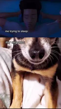 Trying to sleep meme