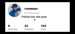 Follow Conrad! 