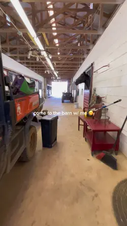 barn vlog ig 😭