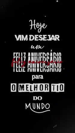 Parabéns tio