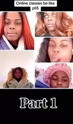 Online class be like