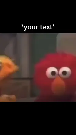 Elmo staring 