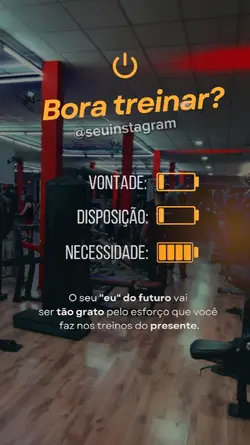 Bora treinar?