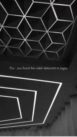 Aesthetic restaurant