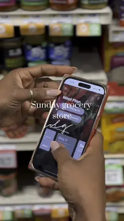 Sunday grocery shopp