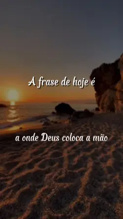 a frase de hoje é