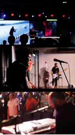Cortes igreja rock
