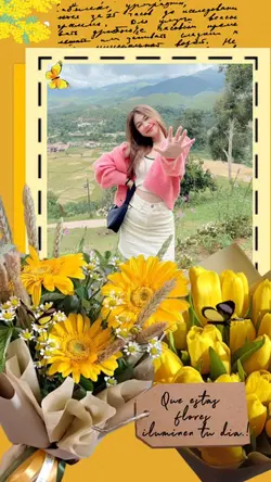 Sus flores amarillas