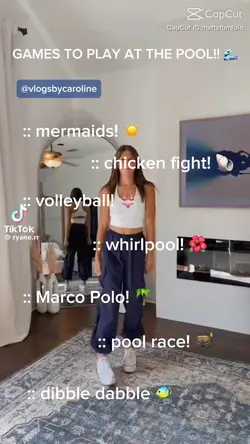 Pool games!! 🌊
