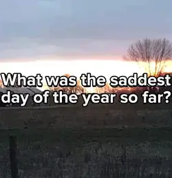 Saddest day of year