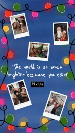 Christmas polaroid