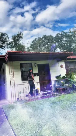 Purple smoke scare 