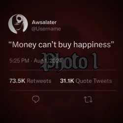 can’t buy happines