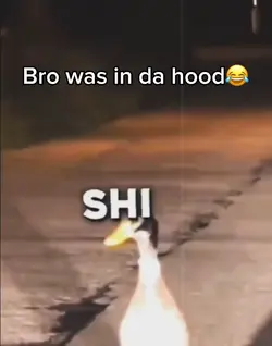 Bro was in da hood💀😂