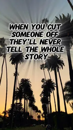 Cutting People Off