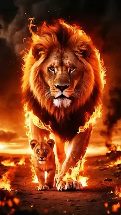 king and son AI Fire