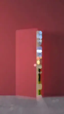 Behind the door...