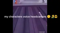 voice headcanons