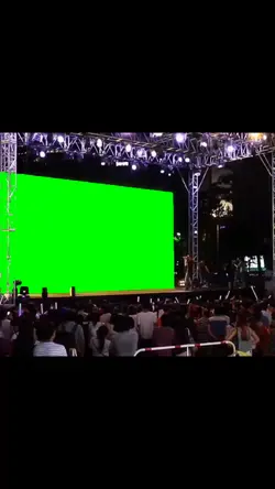 Concert stage green