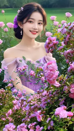 Amid the flowers
