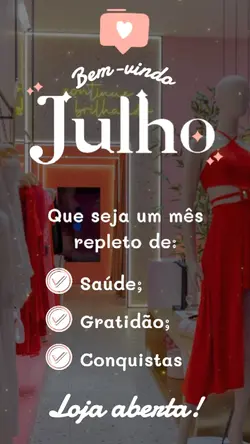 Bem-vindo Julho