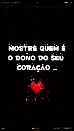 o dono do coração 