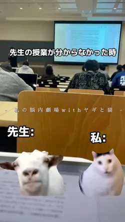 私の脳内劇場withヤギと猫