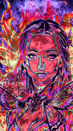 Neon glitch