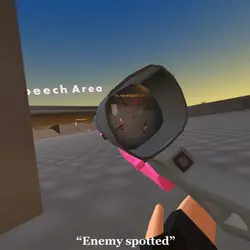 Enemy spotted