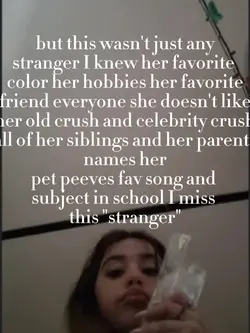 I miss this stranger