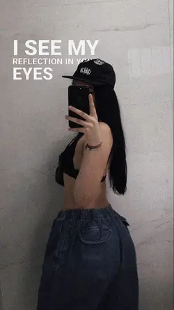 i see my reflection