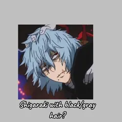shiggy w/ black hair