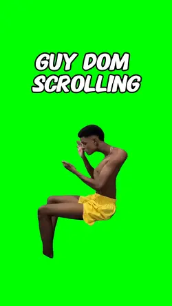 Guy Dom scrolling 