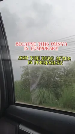 dunya is temporary