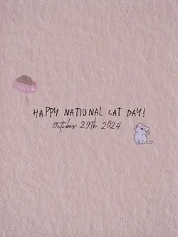 national cat day🐱