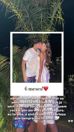 6 meses namoro