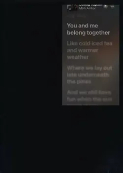you and be belong 