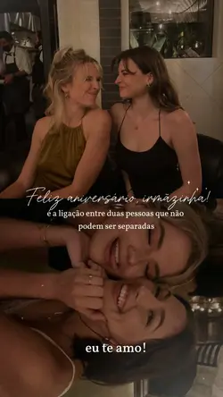 ANIVERSÁRIO IRMÃ...