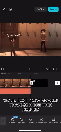 MAKING TEXTS MOVE