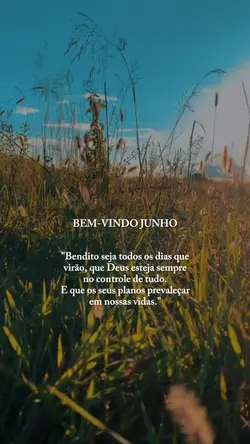 Bem-vindo junho