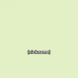 Nickname trend😻