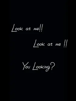 Look at me!!