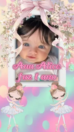 1 ANO MENINA