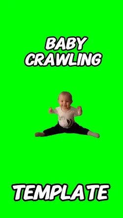 Baby crawling 