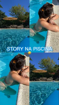 story na piscina