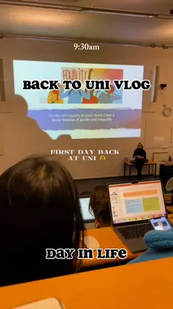 first day at uni 