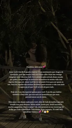 Aniversário namorado