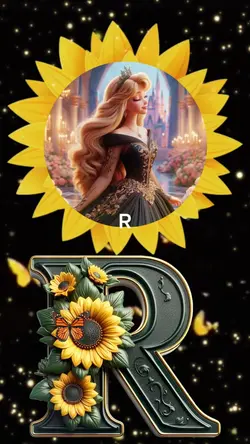 Letter-R Sunflower