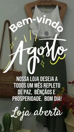 Bem-vindo agosto