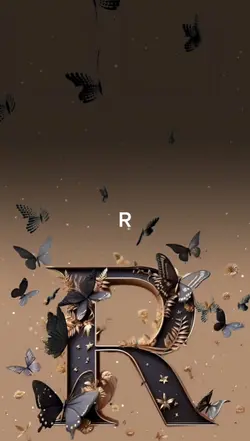 Letter-R Butterfly